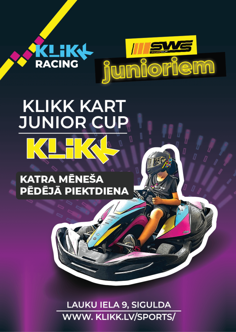 KLIKK kart junior cup elektrokartinga sacensības