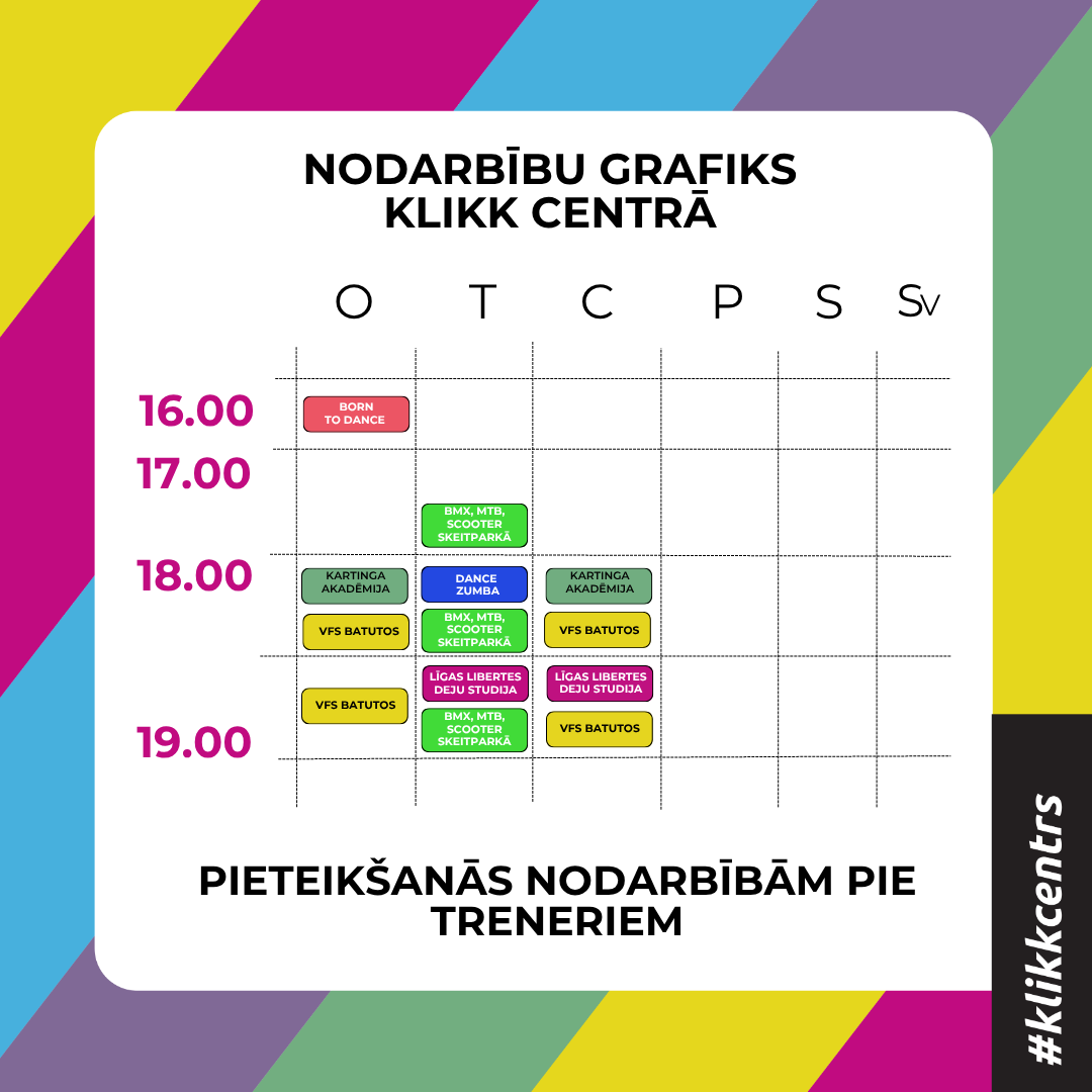 Nodarbibu grafiks 2026