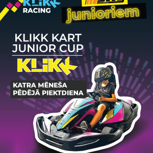 KLIKK kart junior cup elektrokartinga sacensības